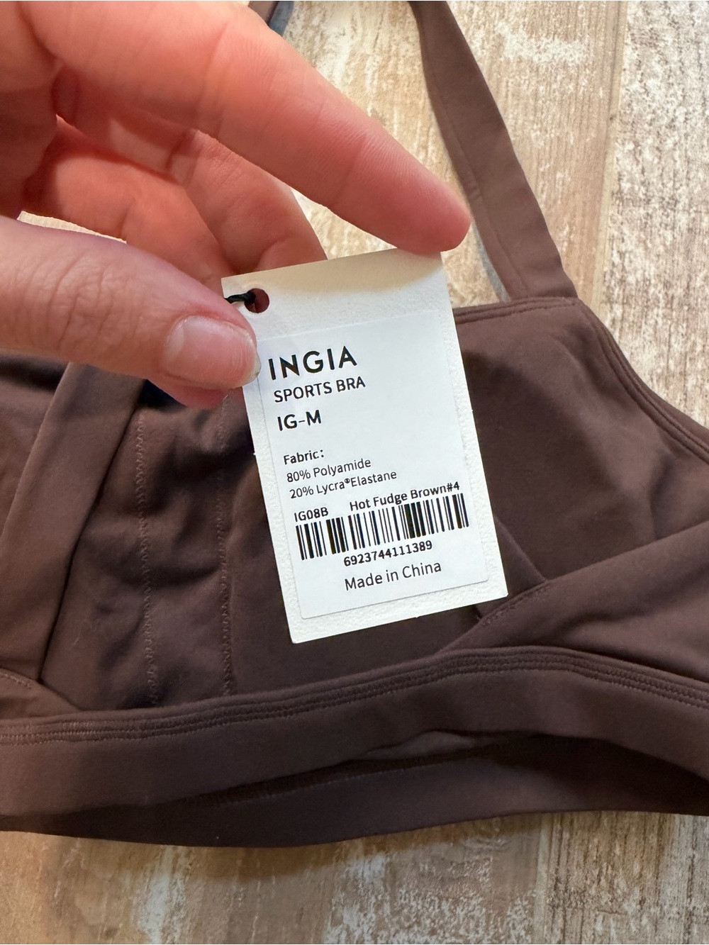 INGIA square neck cross back sports bra - Picture 3 of 3